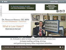Tablet Screenshot of lowvisioneyeglasses.com